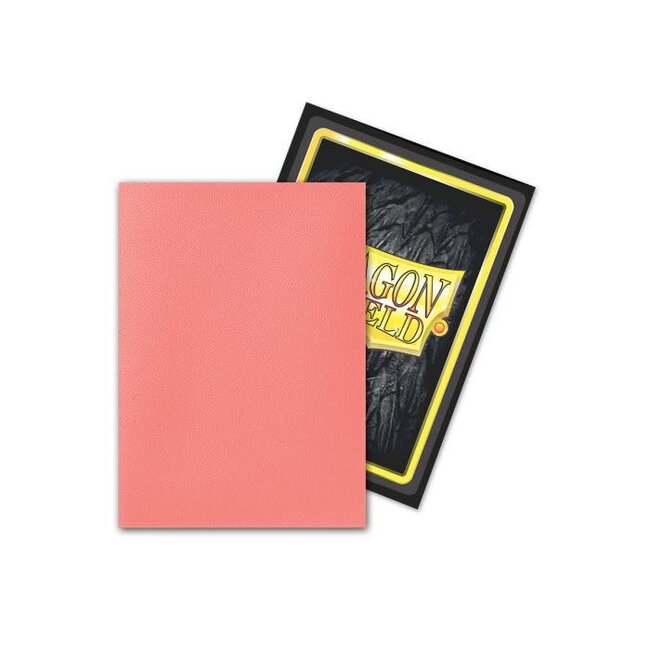 Dragon Shield Dragon Shield: Peach Matte Dual Sleeves (100 Standard Size Sleeves)