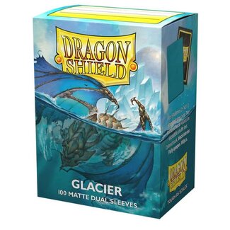 Dragon Shield Glacier Matte Dual Sleeves (100 Standard Size Sleeves)