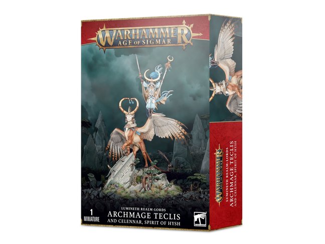 Games Workshop Warhammer Lumineth Realm-Lords: Archmage Teclis and Celennar, Spirit of Hysh