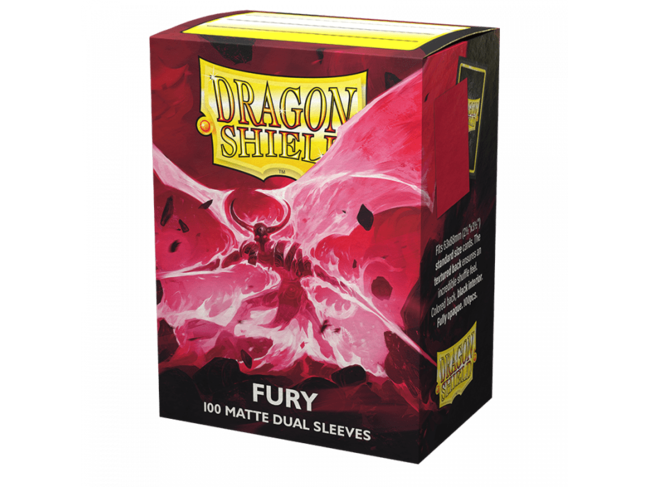 Dragon Shield Fury Matte Dual Sleeves (100 Standard Size Sleeves)