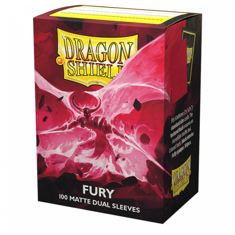Dragon Shield Dragon Shield: Fury Matte Dual Sleeves (100 Standard Size Sleeves)
