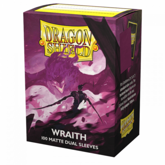 Dragon Shield Wraith Matte Dual Sleeves (100 Standard Size Sleeves)