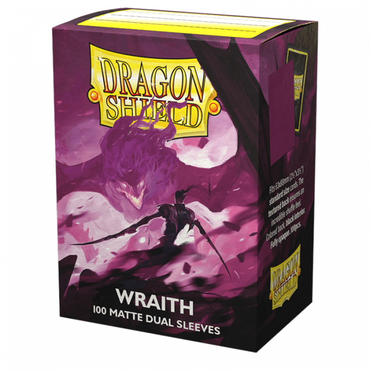 Dragon Shield Dragon Shield: Wraith Matte Dual Sleeves (100 Standard Size Sleeves)