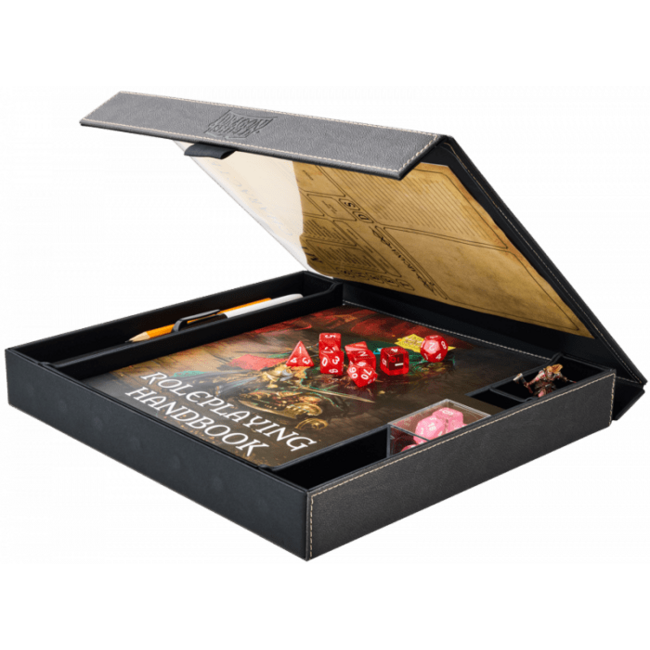 Dragon Shield Dragon Shield: Player Companion: RPG Accessory Box & Dice Tray - Iron Grey