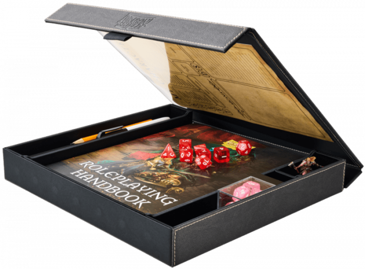 Dragon Shield Dragon Shield: Player Companion: RPG Accessory Box & Dice Tray - Iron Grey