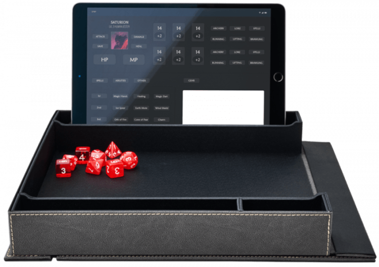 Dragon Shield Dragon Shield: Player Companion: RPG Accessory Box & Dice Tray - Iron Grey