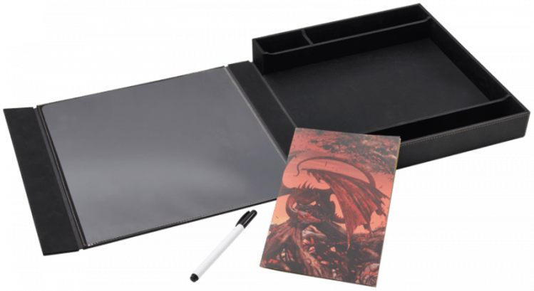 Dragon Shield Dragon Shield: Player Companion: RPG Accessory Box & Dice Tray - Iron Grey