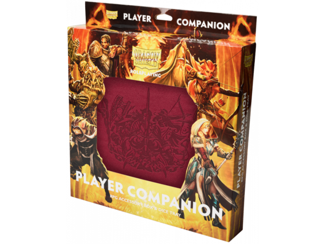 Dragon Shield Player Companion: RPG Accessory Box & Dice Tray - Red