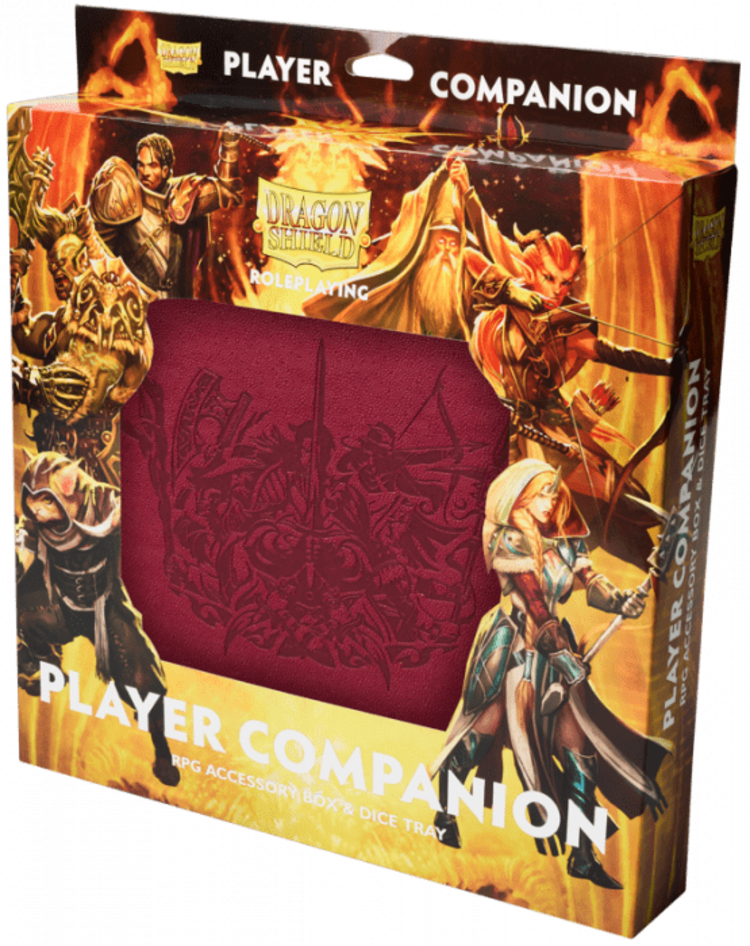 Dragon Shield Dragon Shield: Player Companion: RPG Accessory Box & Dice Tray - Red
