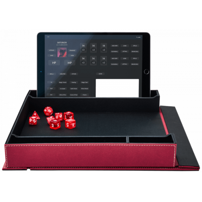 Dragon Shield Dragon Shield: Player Companion: RPG Accessory Box & Dice Tray - Red