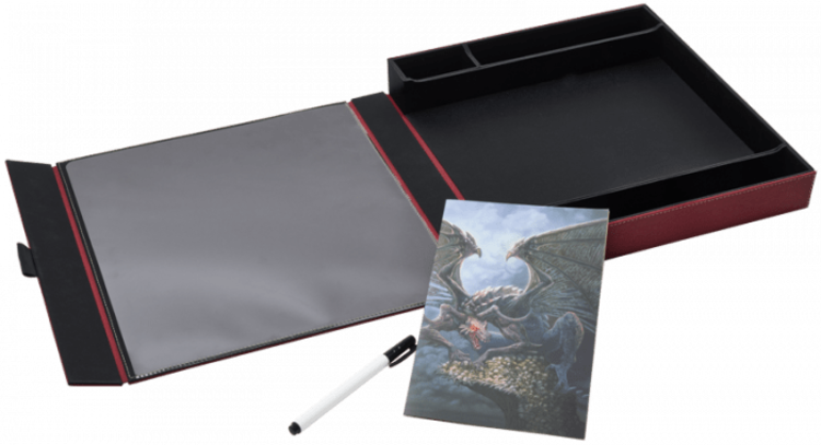 Dragon Shield Dragon Shield: Player Companion: RPG Accessory Box & Dice Tray - Red