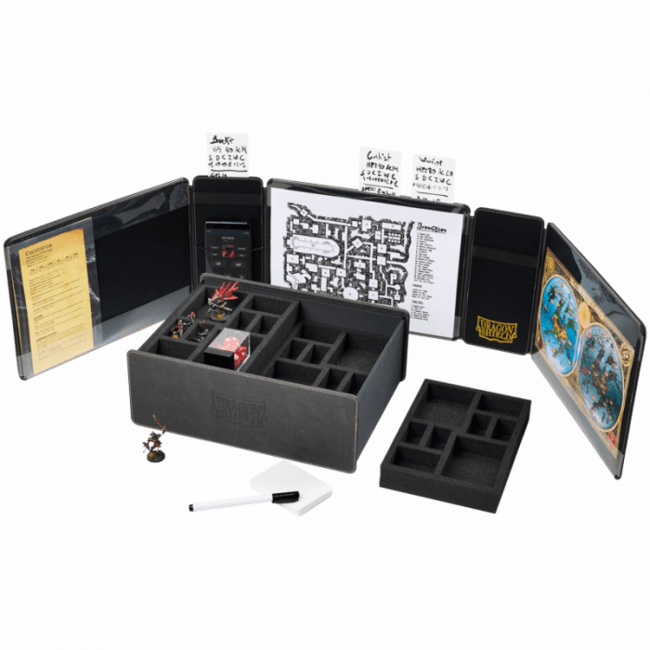 Dragon Shield Dragon Shield: Game Master Companion: Game Master Screen & Accessory Box - Iron Grey