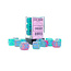 Chessex Chessex: Gel Green-Pink/blue - 12 Gemini Luminary 16mm D6 Dice Block
