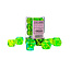 Chessex Chessex: Green-Teal/yellow - 12 Gemini Translucent 16mm D6 Dice Block