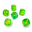 Chessex Chessex: Green-Teal/yellow - 12 Gemini Translucent 16mm D6 Dice Block