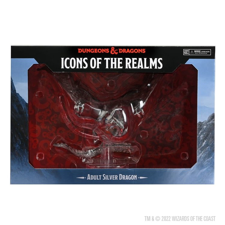 Wizkids Wizkids - Icons of the Realms: Adult Silver Dragon