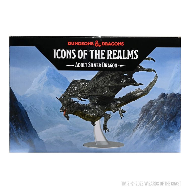 Wizkids Wizkids - Icons of the Realms: Adult Silver Dragon