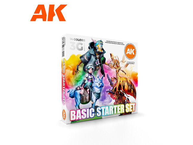 AK Interactive Basic Starter Set - 14 Colors