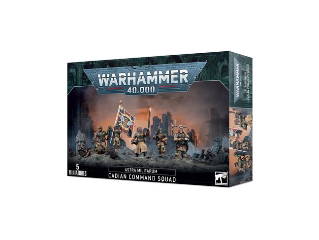Games Workshop Warhammer Astra Militarum: Cadian Command Squad