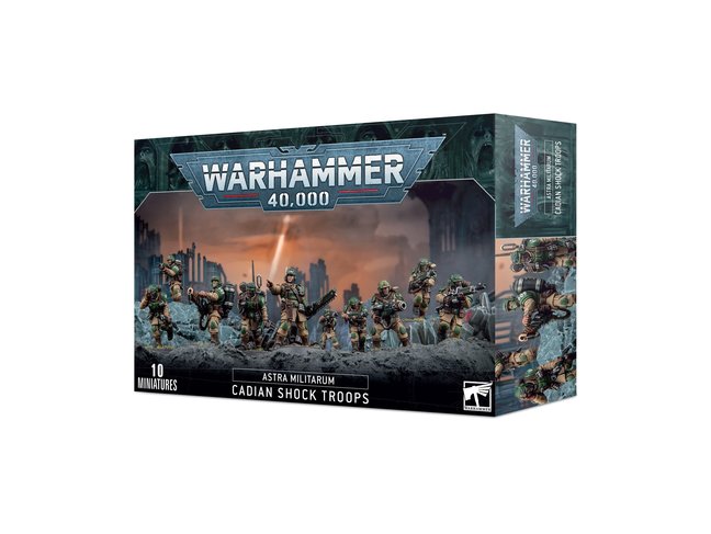 Games Workshop Warhammer Astra Militarum: Cadian Shock Troops