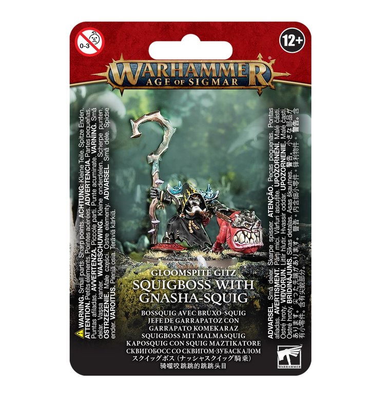 Games Workshop Warhammer Warhammer Age of Sigmar - Gloomspite Gitz: Squigboss with Gnasha-Squig