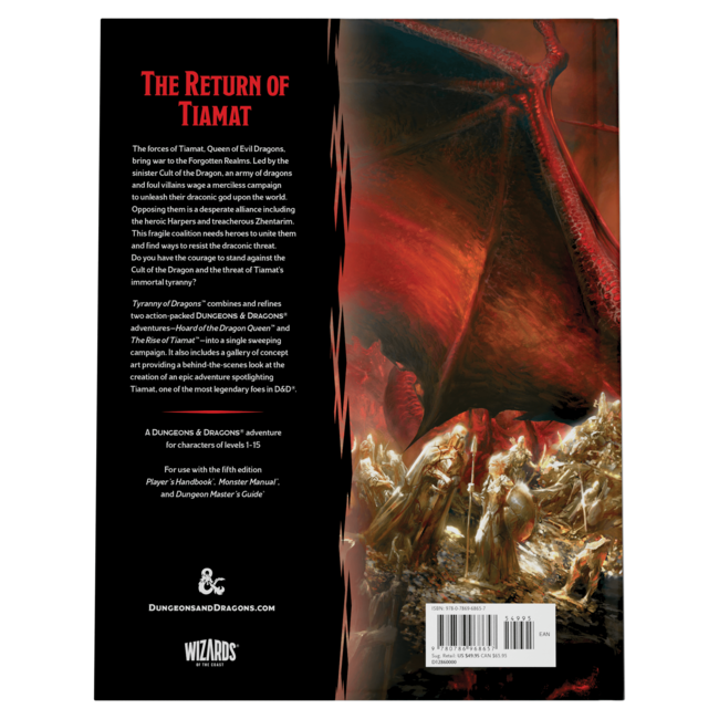 Wizards of the Coast Wizards of the Coast - Dungeons & Dragons: Tyranny of Dragons