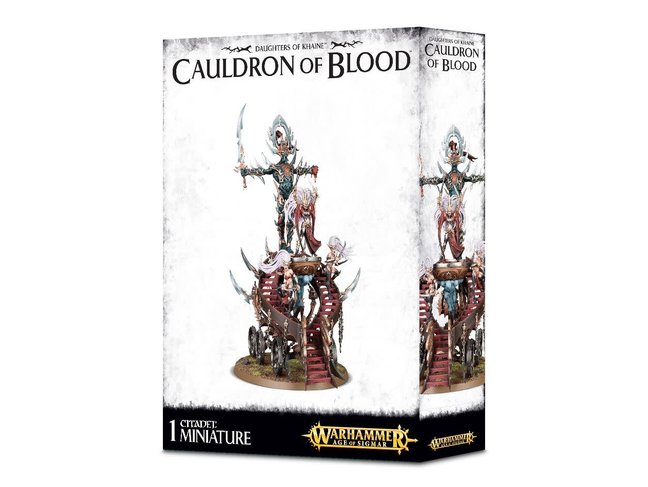 Games Workshop Warhammer Daughters of Khaine: Bloodwrack Shrine / Hag Queen / Slaugther Queen on Cauldron of Blood