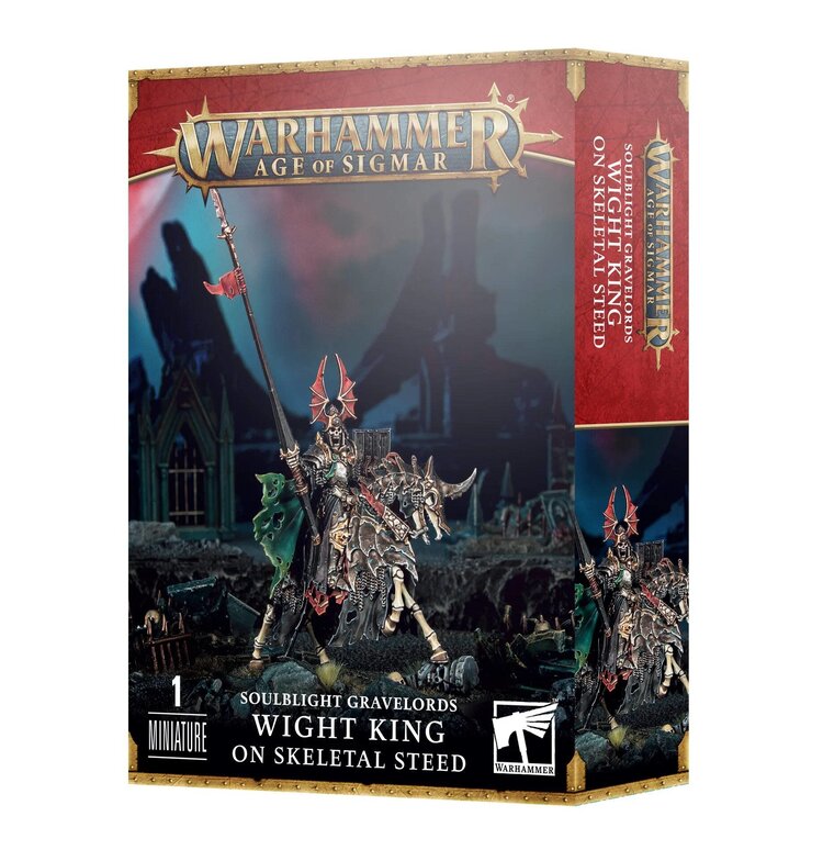 Games Workshop Warhammer Warhammer Age of Sigmar - Soulblight Gravelords: Wight King on Skeletal Steed
