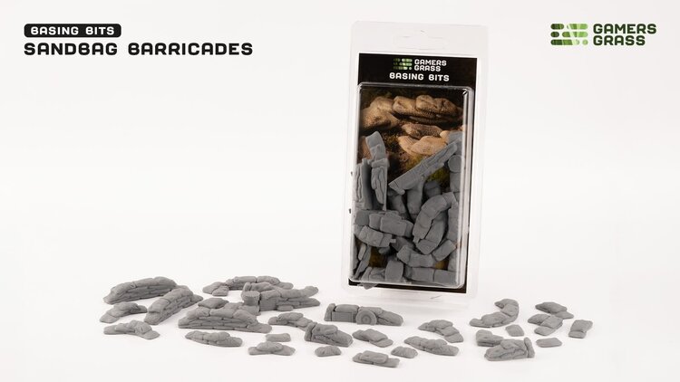 Gamers Grass GamersGrass: Basing Bits - Sandbag Barricades