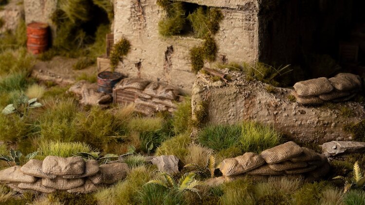 Gamers Grass GamersGrass: Basing Bits - Sandbag Barricades
