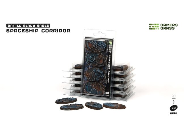 Gamers Grass Spaceship Corridor Oval 60mm Battle Ready (4)