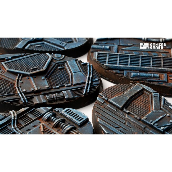 Gamers Grass GamersGrass: Bases - Spaceship Corridor Oval 60mm Battle Ready (4)