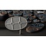 Gamers Grass GamersGrass: Bases - Spaceship Corridor Oval 75mm Battle Ready (3)