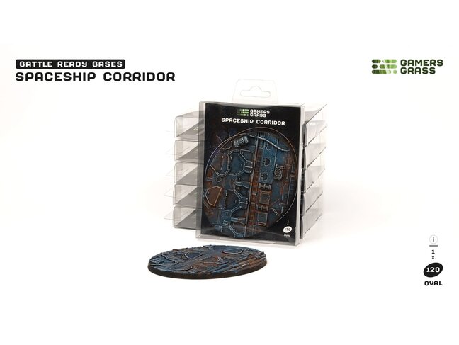 Gamers Grass Spaceship Corridor Oval 120mm Battle Ready (1)