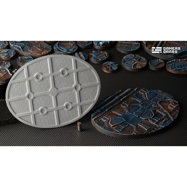 Gamers Grass GamersGrass: Bases - Spaceship Corridor Oval 120mm Battle Ready (1)