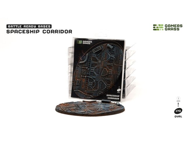 Gamers Grass Spaceship Corridor Oval 170mm Battle Ready (1)