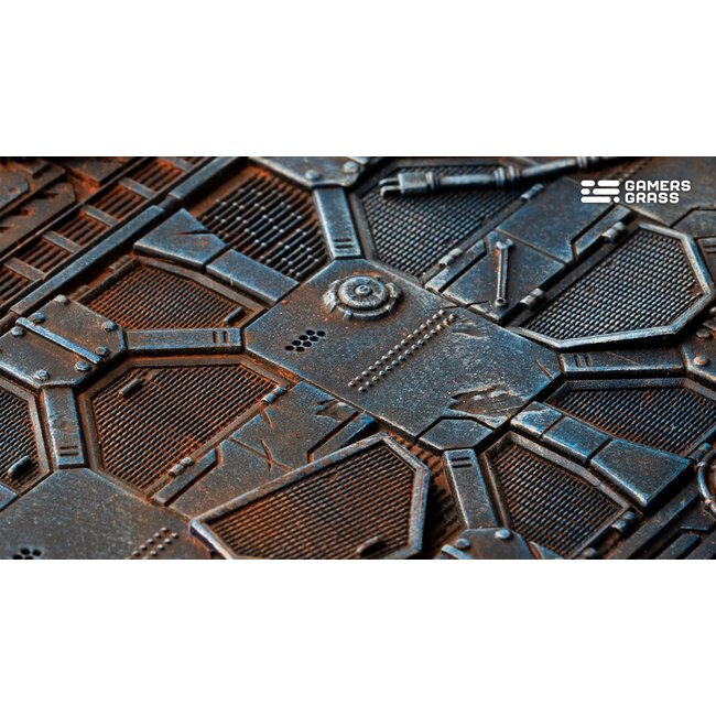 Gamers Grass GamersGrass: Bases - Spaceship Corridor Oval 170mm Battle Ready (1)