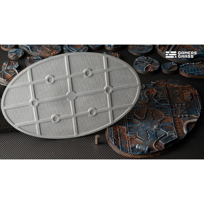 Gamers Grass GamersGrass: Bases - Spaceship Corridor Oval 170mm Battle Ready (1)