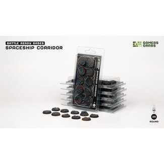 Gamers Grass Spaceship Corridor Round 25mm Battle Ready (10)