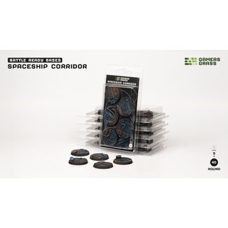 Gamers Grass Spaceship Corridor Round 40mm Battle Ready (5)