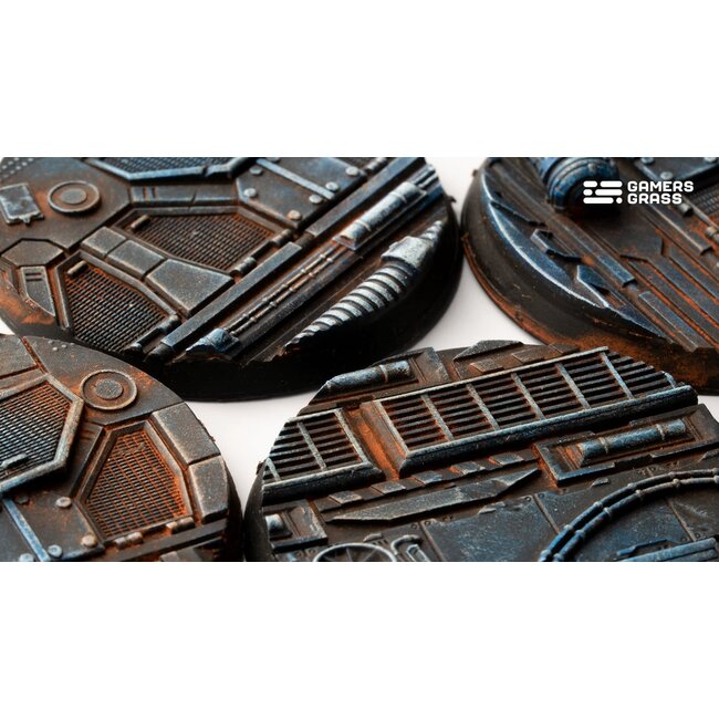 Gamers Grass GamersGrass: Bases - Spaceship Corridor Round 50mm Battle Ready (3)