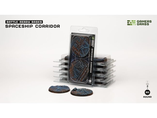 Gamers Grass Spaceship Corridor Round 60mm Battle Ready (2)