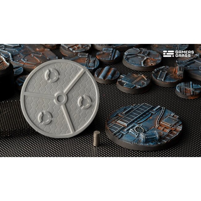 Gamers Grass GamersGrass: Bases - Spaceship Corridor Round 60mm Battle Ready (2)
