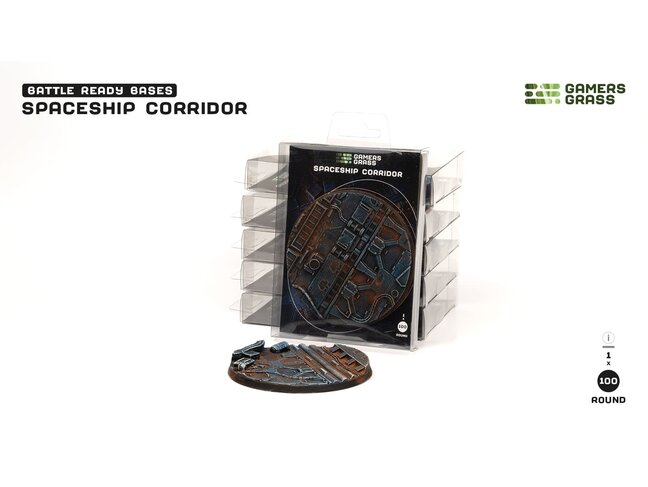 Gamers Grass Spaceship Corridor Round 100mm Battle Ready (1)