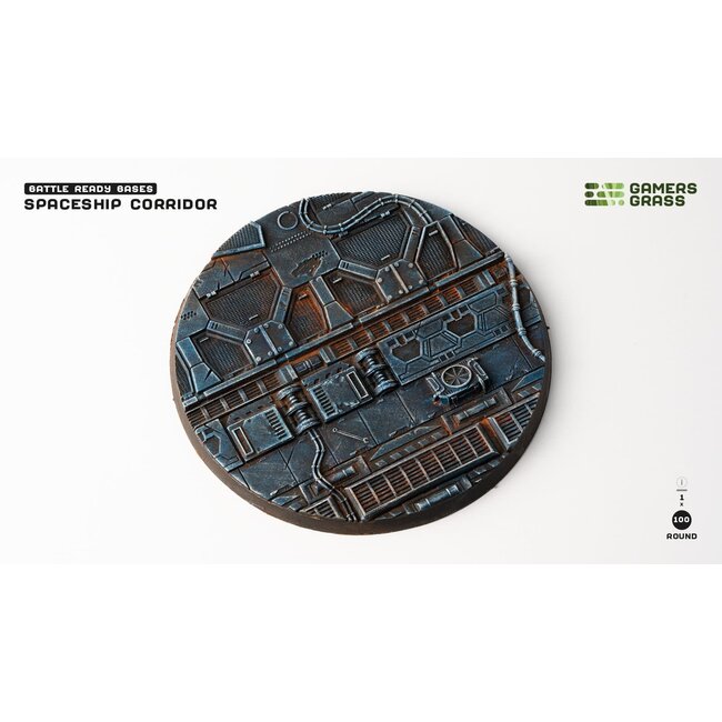 Gamers Grass GamersGrass: Bases - Spaceship Corridor Round 100mm Battle Ready (1)