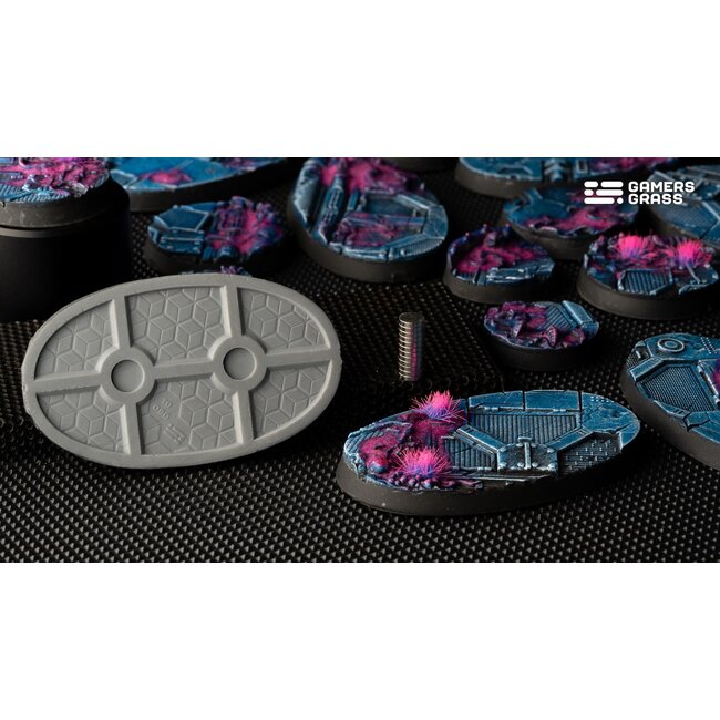 Gamers Grass GamersGrass: Bases - Alien Infestation Oval 60mm Battle Ready (4)