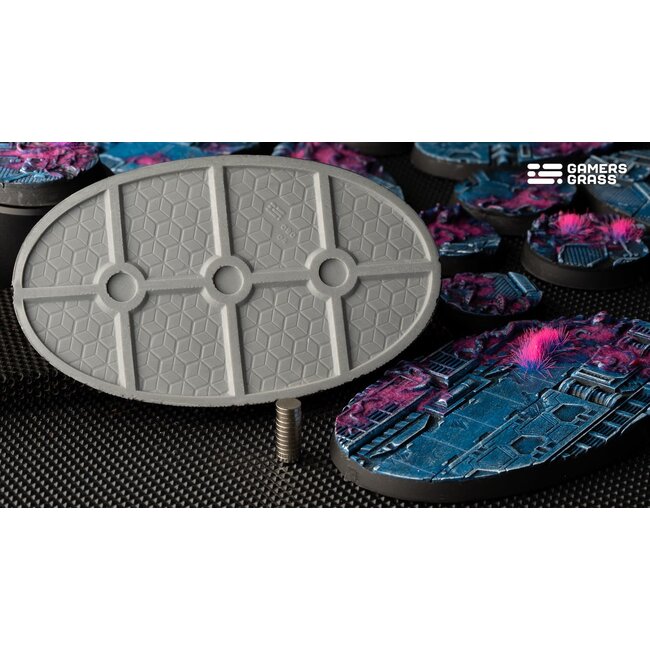 Gamers Grass GamersGrass: Bases - Alien Infestation Oval 90mm Battle Ready (2)