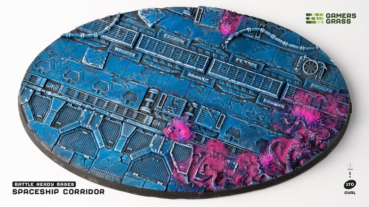 Gamers Grass GamersGrass: Bases - Alien Infestation Oval 170mm Battle Ready (1)