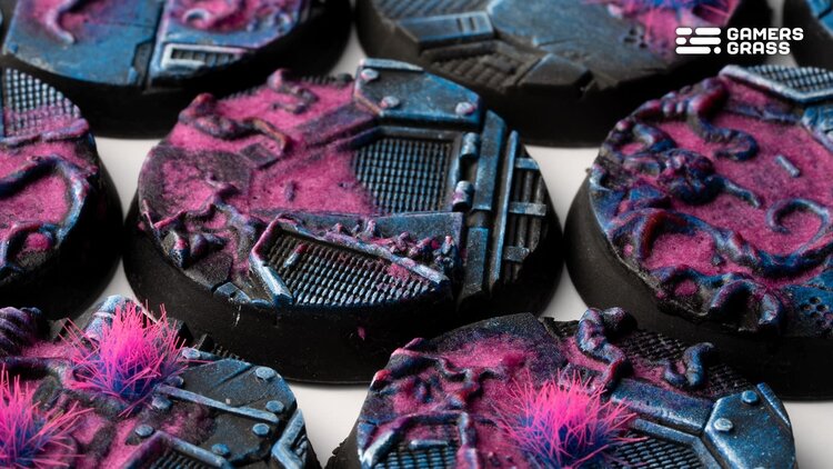 Gamers Grass GamersGrass: Bases - Alien Infestation Round 32mm Battle Ready (8)