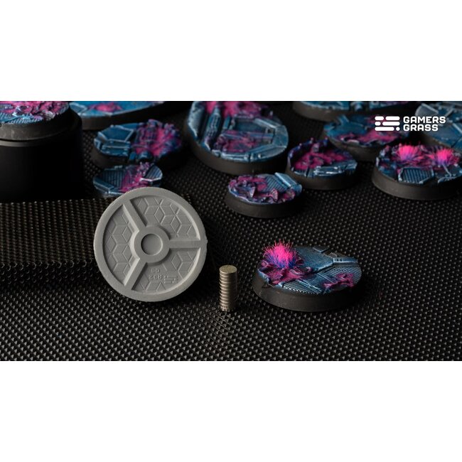 Gamers Grass GamersGrass: Bases - Alien Infestation Round 32mm Battle Ready (8)